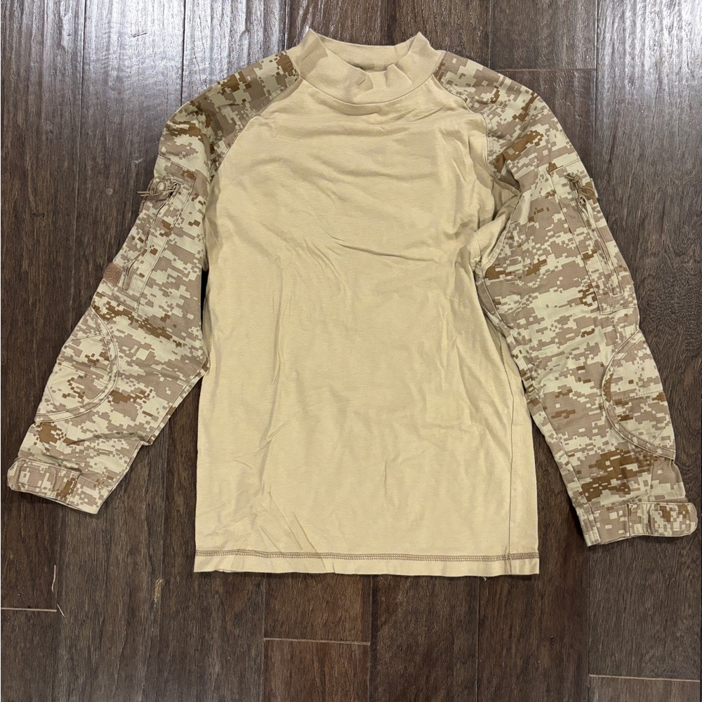 Rothco Tactical Military Tan and Camouflage Long Sleeve Shirt XS